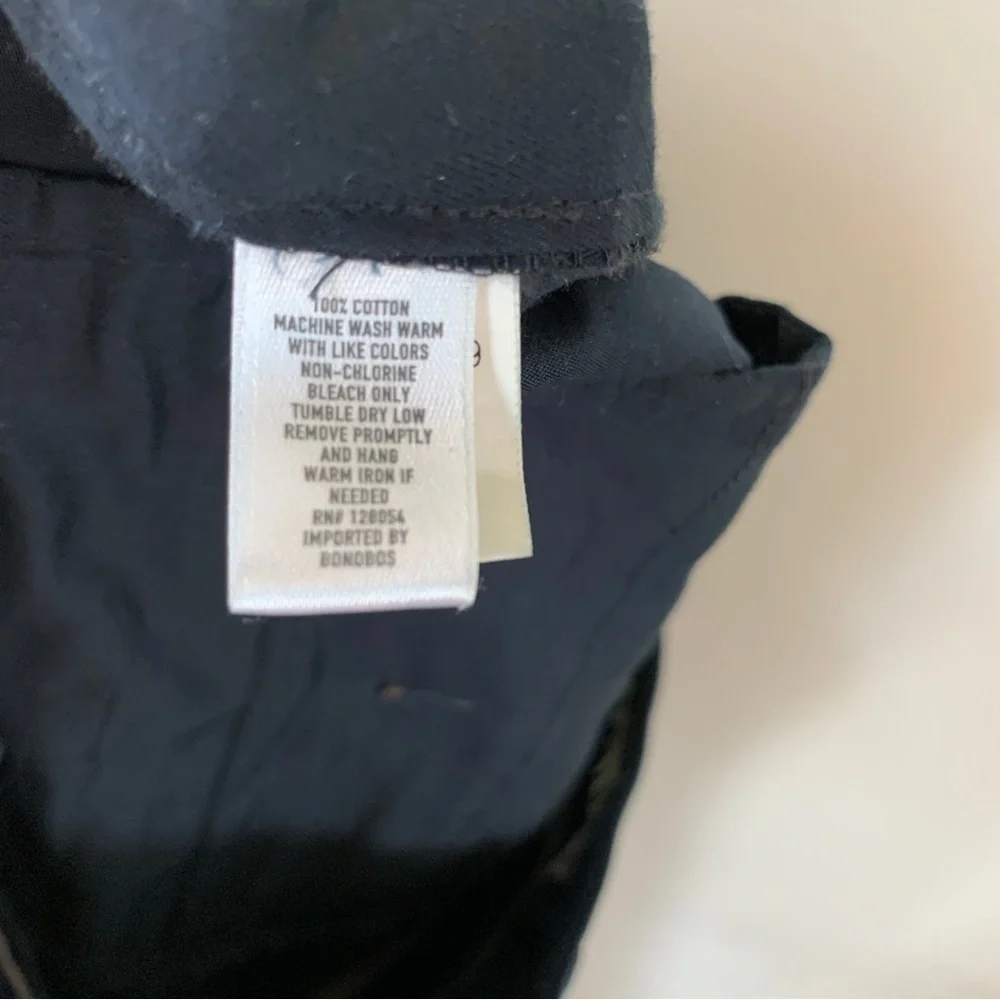 Bonobos Navy Blue Straight Monday Slacks Size 32x32‎